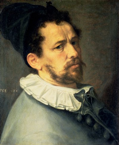セルフポートレート、c.1580-85 作： Bartholomaeus Spranger