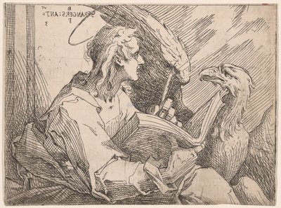 福音書記者聖ヨハネ 作： Bartholomaeus Spranger