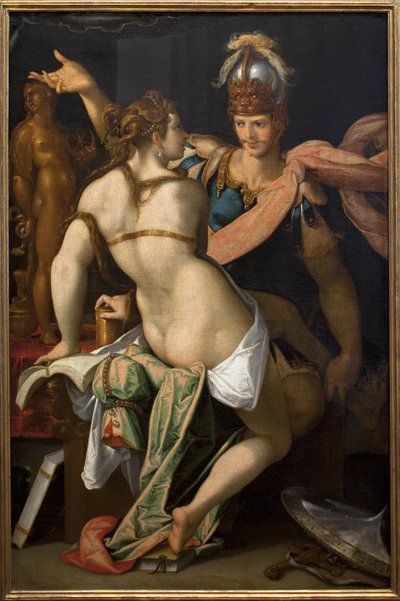 ユリシーズとシーリスBartholomeus Spranger（1546-1611）による絵画、油彩・キャンバス 作： Bartholomaeus Spranger