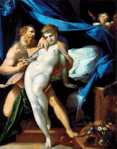 ビーナスとマイア 作： Bartholomaeus Spranger