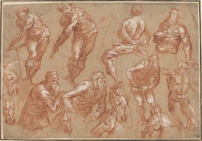 フィギュア研究 作： Bartholomaeus Spranger after Jacopo Tintoretto