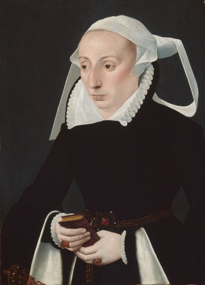 祈祷書を持つ女性の肖像 作： Bartholomaus the Younger Bruyn
