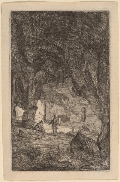 修道士の洞窟 作： Bartholomeus Breenbergh