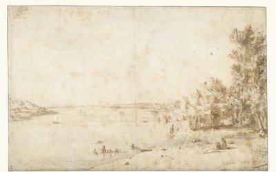 ブラッチャーノ湖のブラッチャーノ公爵 作： Bartholomeus Breenbergh