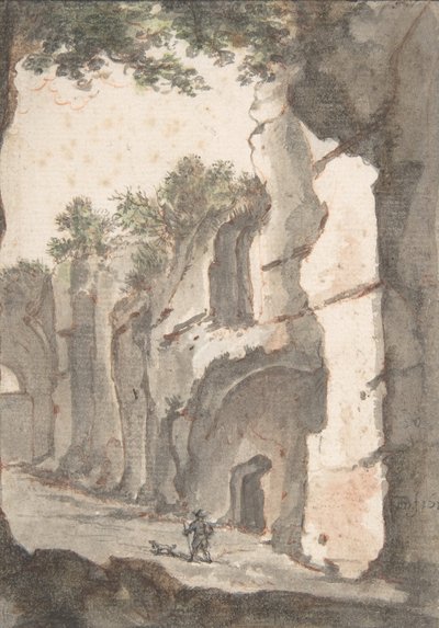 ローマン ビュー、17 世紀初頭。 作： Bartholomeus Breenbergh