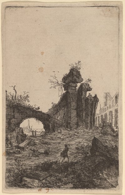 コロッセオの遺跡 作： Bartholomeus Breenbergh