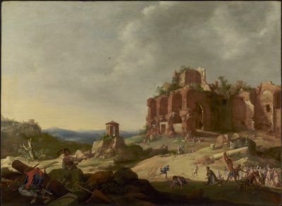 聖ステファノの石打ち 作： Bartholomeus Breenbergh