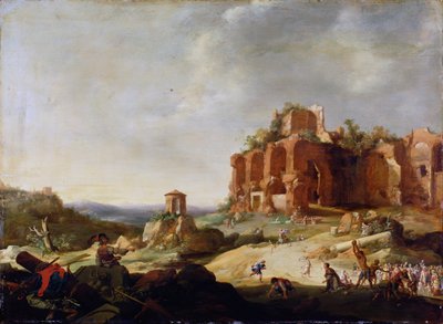 セントスティーブンのストーニング 作： Bartholomeus Breenbergh