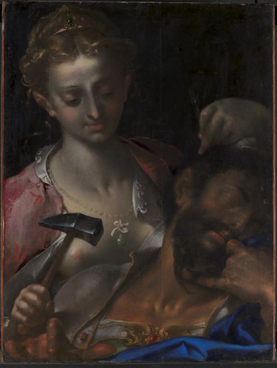 ヤエルがシセラを殺す 作： Bartholomeus Spranger