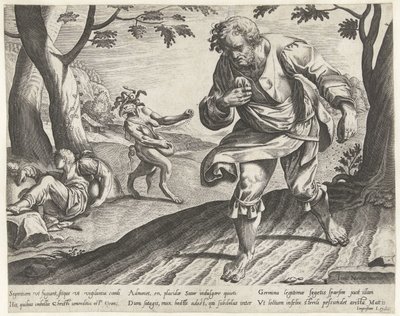 麦の間の雑草のたとえ 作： Bartholomeus Willemsz. Dolendo (attributed to)