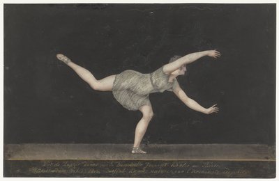 パ・ド・ゼフィールのパフォーマー、ダンサーのアネット・ケーブラー 作： Bartholomeus Ziesenis