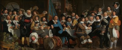 ミュンスターの平和を祝うシュッツェンマール。 1648 作： Bartholomeus van der Helst