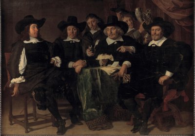 フットボウゴールの審判員たち 作： Bartholomeus van der Helst