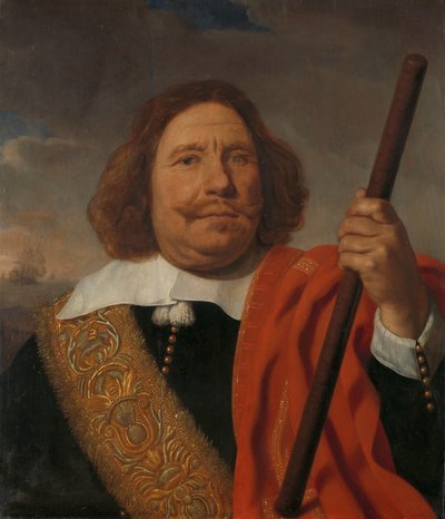Egbert Meeuwsz Cortenaer (1605-65)、副提督、マース海軍本部、ロッテルダム 作： Bartholomeus van der Helst