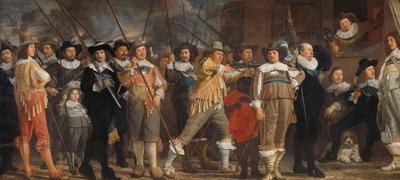 ロエロフ・ビッカー大尉の指揮下にある第8地区の民兵中隊 Roelof Bicker大尉とJan Michielsz Blaeuw中尉の指揮下にあるアムステルダム第8地区の将校とその他の市民警備員 作： Bartholomeus van der Helst