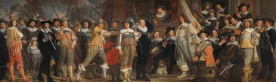Roelof Bicker船長とJan Michielsz Blaeuw中尉が率いる役員やその他の射手。 1640〜43年頃 作： Bartholomeus van der Helst