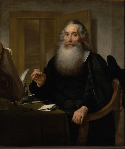 ピーター・スクリヴェリウス（1576-1660）の肖像 作： Bartholomeus van der Helst