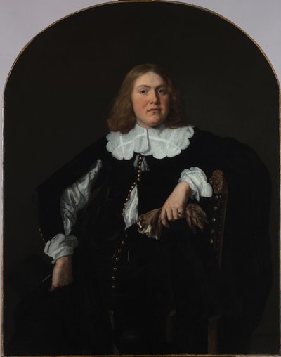 男の肖像 作： Bartholomeus van der Helst