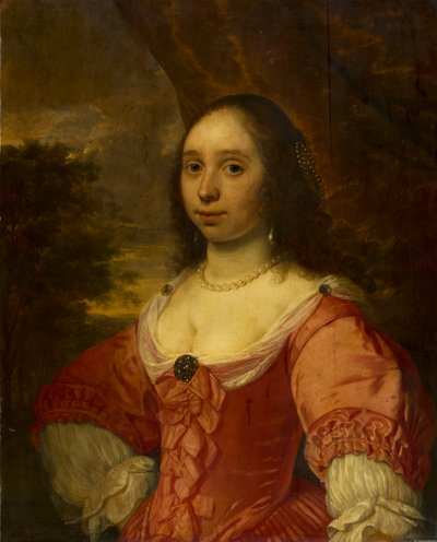 女性の肖像 作： バルトロメウス・ファン・デル・ヘルスト