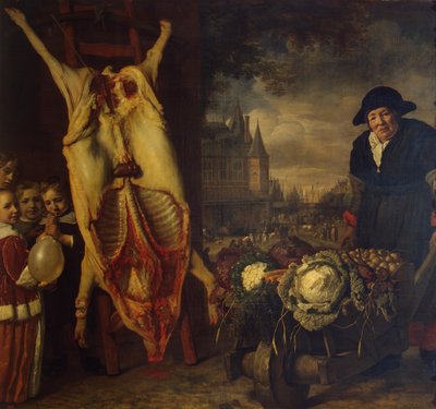 アムステルダムのニーウマルクト 作： Bartholomeus van der Helst