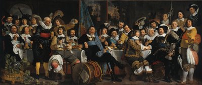 1648年6月18日、クロスボウメン市民の本部でミュンスターの平和の祭典 作： Bartholomeus van der Helst