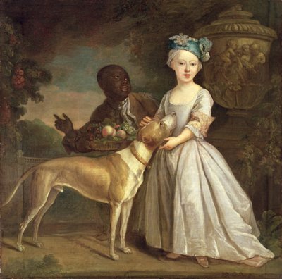 犬とページを持つ少女 作： Bartholomew Dandridge
