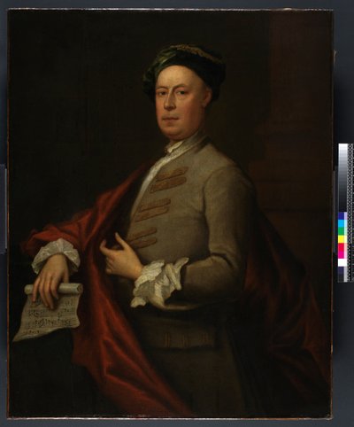 GFヘンデル」、1754年前 作： Bartholomew Dandridge