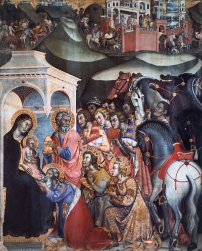 マギの崇拝、1380年代 作： Bartolo di Fredi