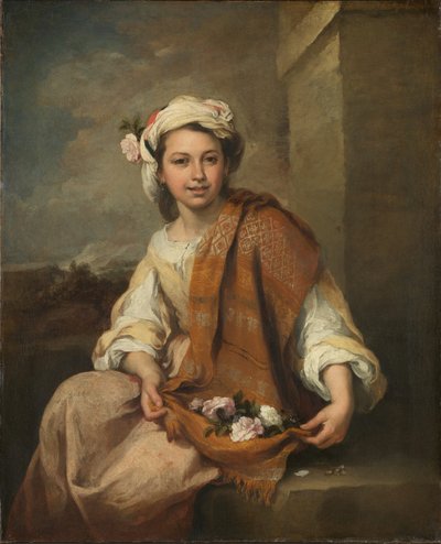 フラワーガール 作： Bartolomé Esteban Murillo