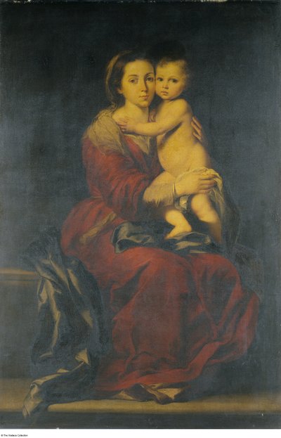 バルトロメ＝エステバン・ムリーリョ《聖母子》に倣って 1660年頃-1699年頃 作： Bartolomé Esteban Murillo
