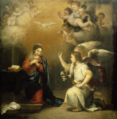 聖母への告知 作： Bartolomé Esteban Murillo