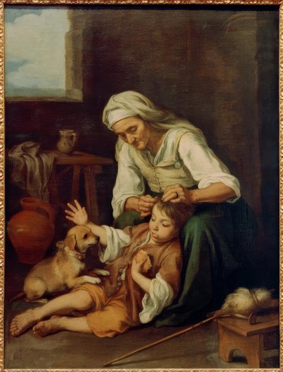 家庭用トイレ 作： Bartolomé Esteban Murillo