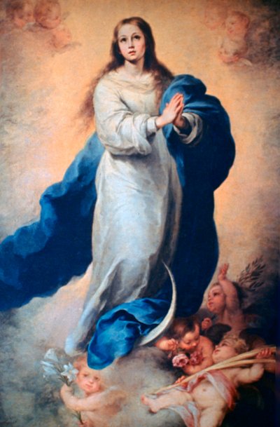 無原罪懐胎、1665-1670 作： Bartolomé Esteban Murillo