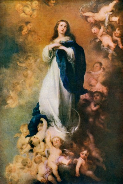 無原罪懐胎、c1678、1912。 作： Bartolomé Esteban Murillo
