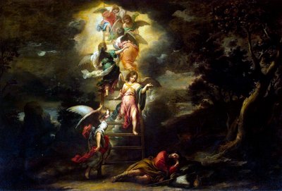 ヤコブの夢」、c1665。 作： Bartolomé Esteban Murillo