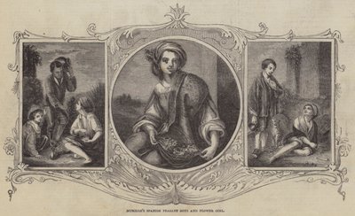 ムリーリョのスペイン農民少年とフラワーガール 作： Bartolomé Esteban Murillo