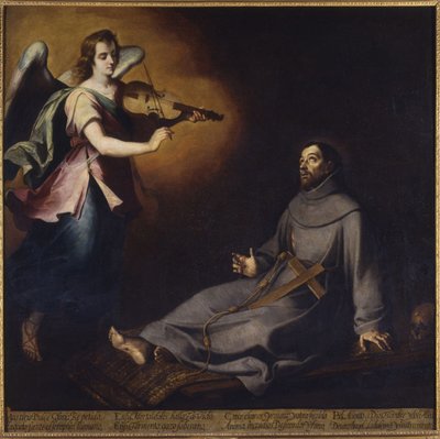 エクスタシーのアッシジの聖フランシス、c。 1646年。 作： Bartolomé Esteban Murillo