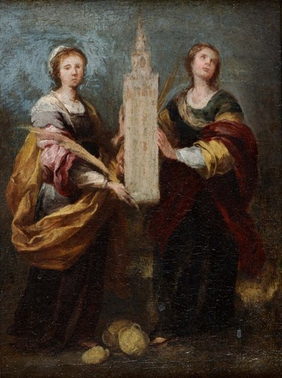 聖人ジュスタとルフィーナ、1665年 作： Bartolomé Esteban Murillo