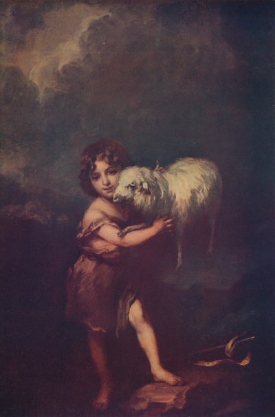 セントジョンと子羊、1660-5、c1900 作： Bartolomé Esteban Murillo