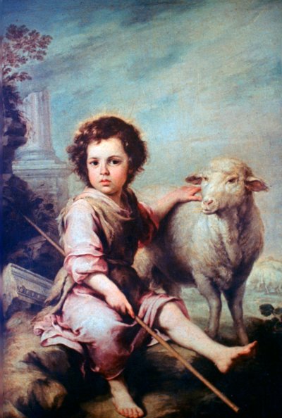 グッドシェパード、c1650 作： Bartolomé Esteban Murillo