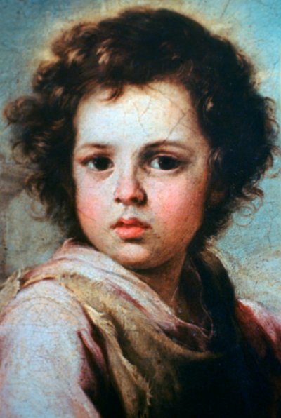 グッドシェパード、詳細、c1650 作： Bartolomé Esteban Murillo