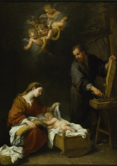 聖家族」（油彩・キャンバス 作： Bartolomé Esteban Murillo