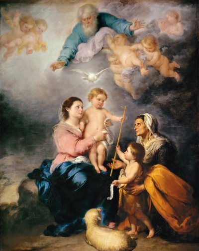 聖家族セビリアの聖母 作： Bartolomé Esteban Murillo