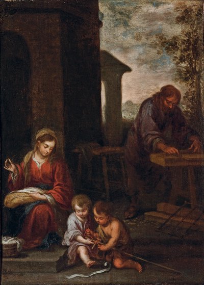 洗礼者聖ヨハネとの聖家族、1660-70 作： Bartolomé Esteban Murillo