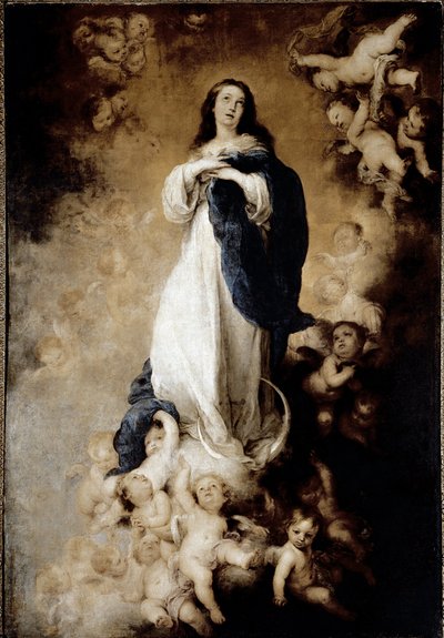 無原罪の御宿り」または「スルトの無原罪の御宿り」。(油彩・キャンバス 作： Bartolomé Esteban Murillo
