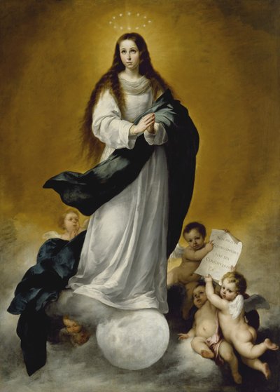無原罪懐胎の聖母、1660年頃 作： Bartolomé Esteban Murillo