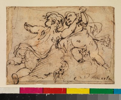 雲の上の2つのパティ、1675-79 作： Bartolomé Esteban Murillo