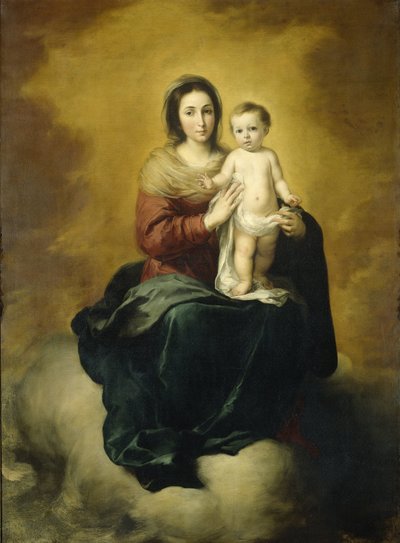 聖母子 作： Bartolomé Esteban Murillo