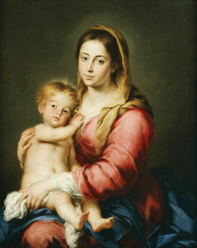 聖母子 作： Bartolomé Esteban Murillo