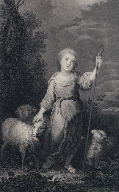グッド・シェパード（彫刻 作： Bartolome Esteban (after) Murillo
